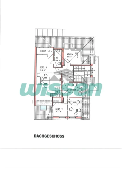 Grundriss Dachgeschoss