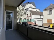 überdachter Balkon