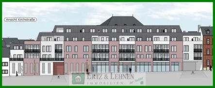 Ansicht Kirchstr. 6-18 - Wohnung mieten in Wittlich - Neubau! 4-ZKB-Wohnung in der Innenstadt mit Dachterrasse!