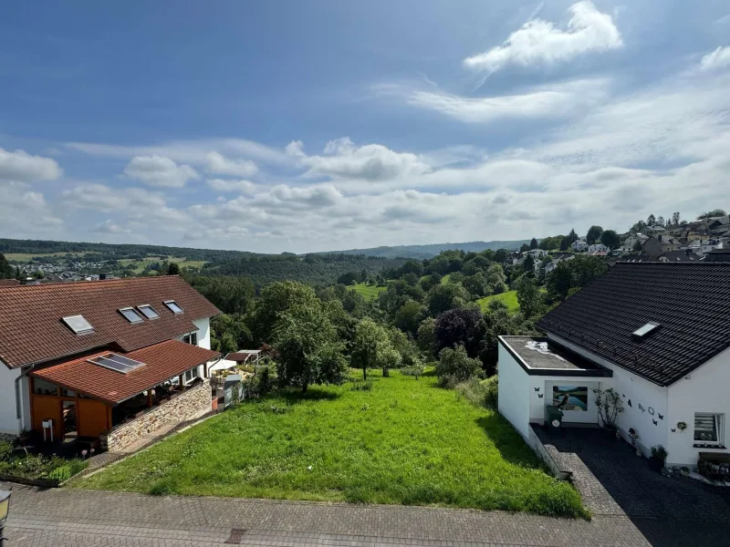 Ausblick vom Balkon