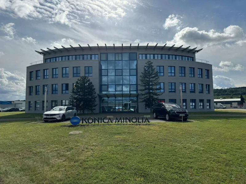 Frontalansicht - Büro/Praxis mieten in Mülheim-Kärlich - Stilvolles Bürohaus im Gewerbegebiet Mülheim-Kärlich