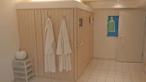 Sauna im Souterrainbereich