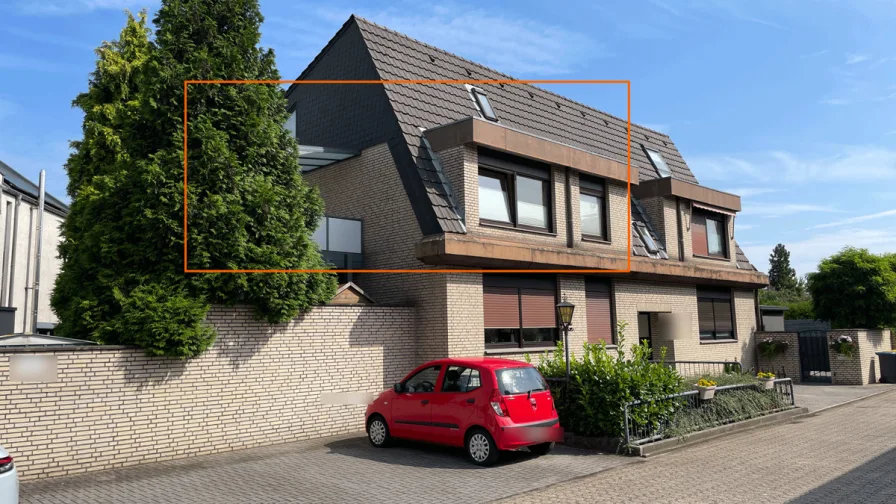 Vorderansicht - Wohnung kaufen in Duisburg - Eigentumswohnung mit großzügigem Raumkonzept und Balkon in Sackgassenlage von Duisburg Rumeln-Kaldenhausen!