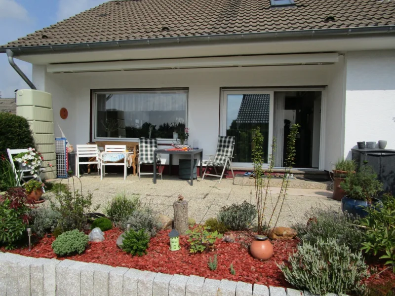 Terrasse am Haus