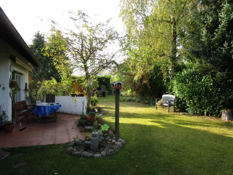 Terrasse  des Hause und Garten