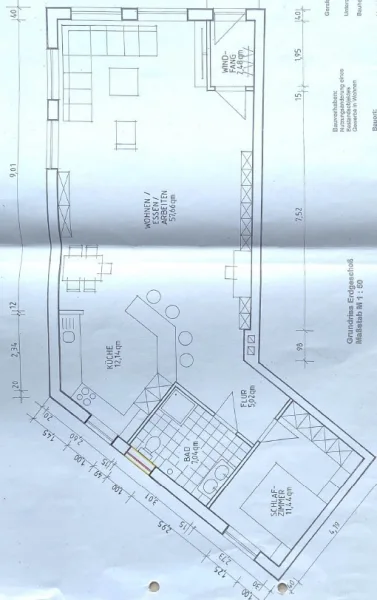 Grundriss Vorderhaus Kohlenstraße 