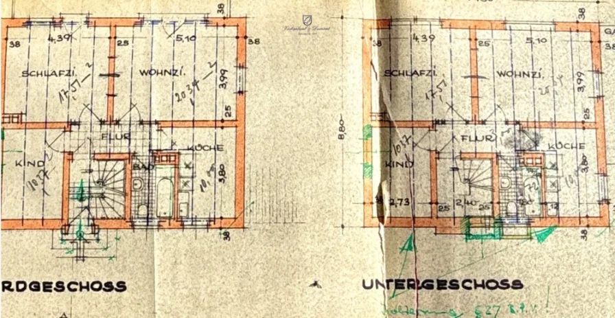 Grundriss EG und OG