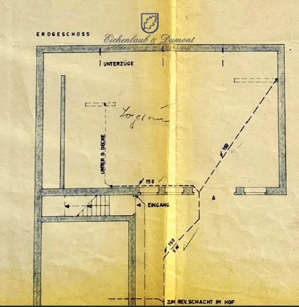 Grundriss EG Halle und Büroeinheit