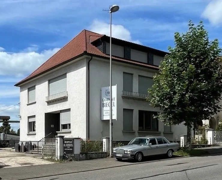 Vorderansicht - Haus kaufen in Völklingen - Villenähnliches Haus in Völklingen – Büro/Praxis- und Wohnräume in perfekter Kombination