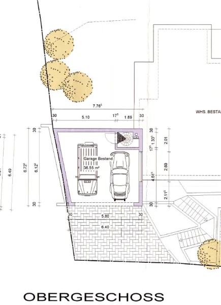 Grundriss Doppelgarage