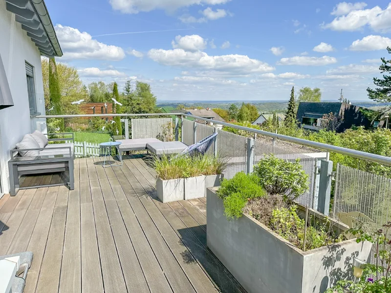 Balkon mit herrlichem Fernblick