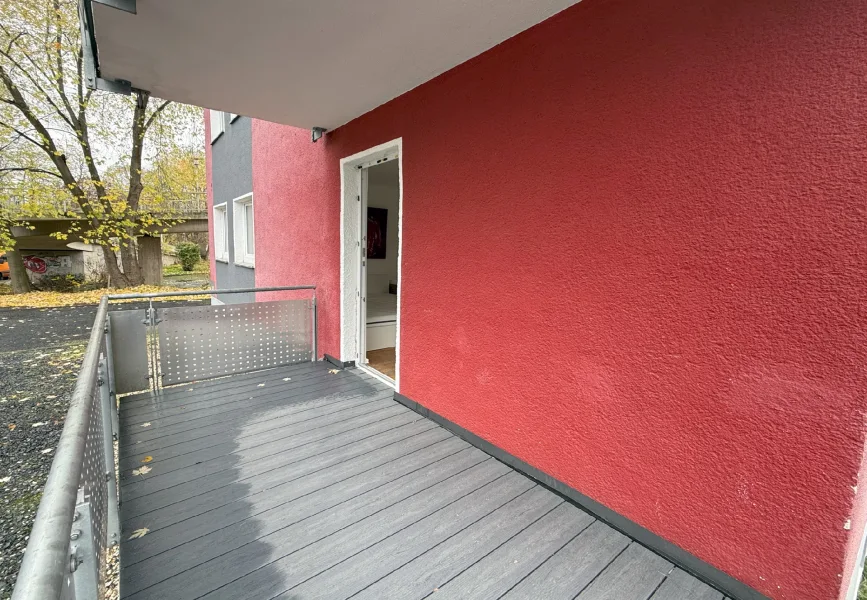 Balkon mit Westausrichtung