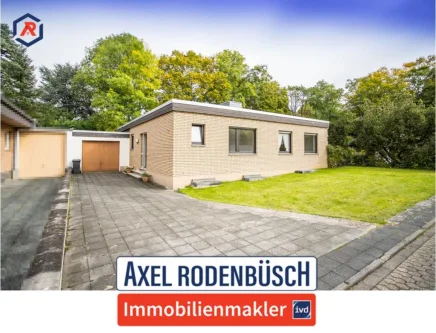 Ansicht - Haus kaufen in Erftstadt - Liblar, Bungalow in gefragter, zentraler Lage auf großem Grundstück!