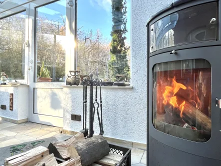 Wintergarten - Haus kaufen in Werne - Großzügiger Hof mit liebevollem Garten und gewerblicher Fläche