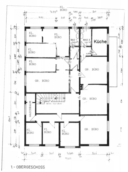 Grundriss 1. Obergeschoss