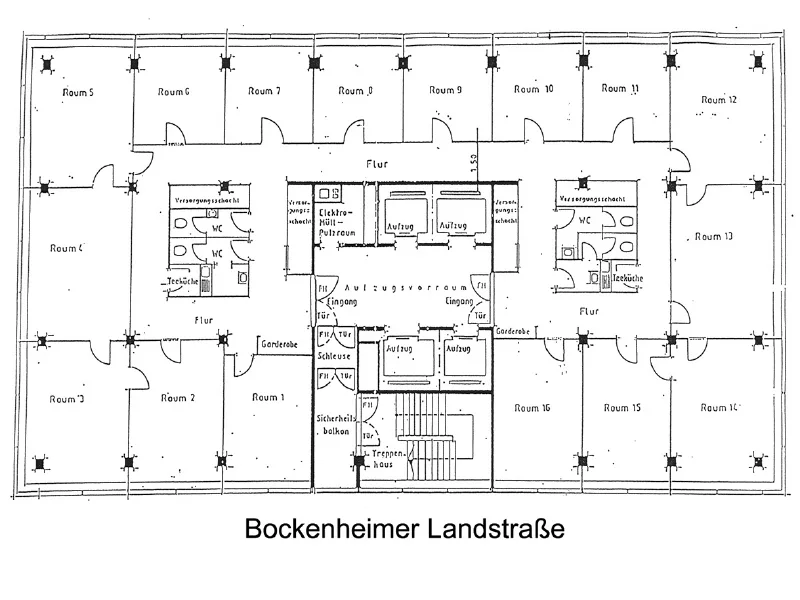 Grundriss Regelgeschoss