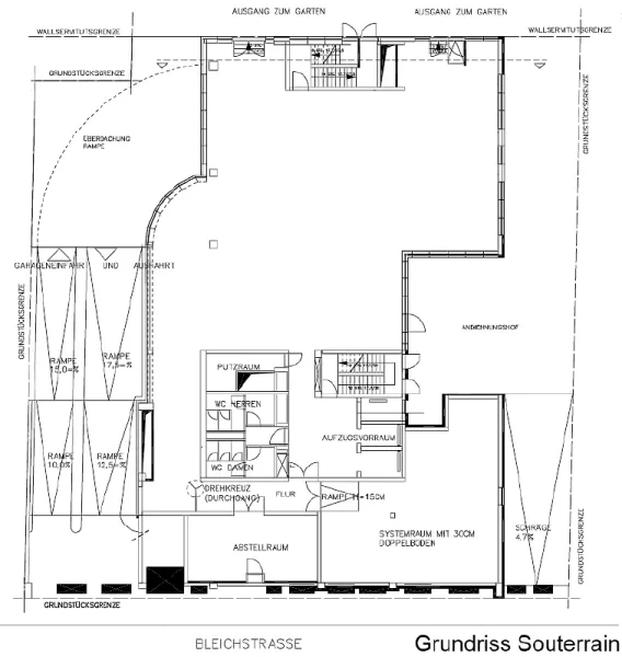 Grundriss Souterrain