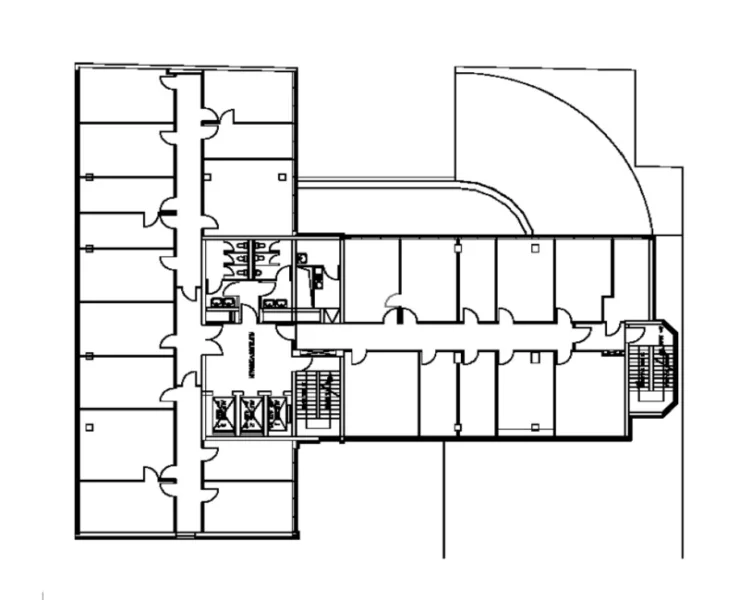 Grundrissplan 2 - 4 Obergeschoss