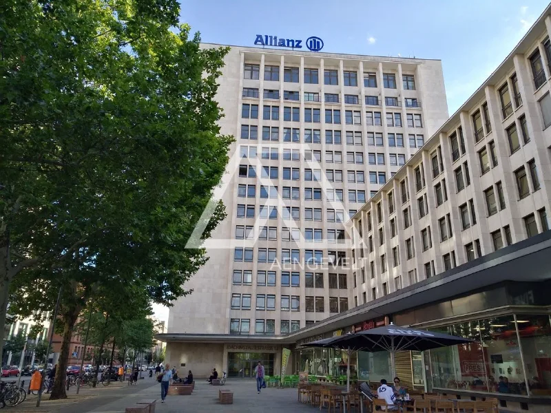 Frontansicht - Büro/Praxis mieten in Berlin - Denkmalgeschütztes Bürohochhaus in zentraler City-West-Lage