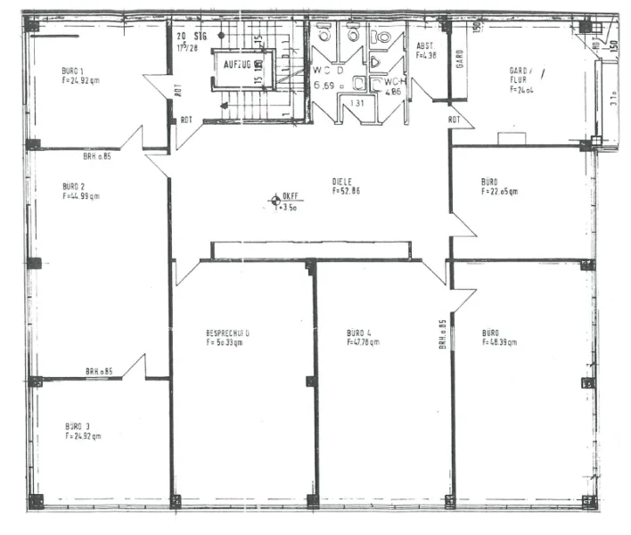 Grundriss 1 Obergeschoss