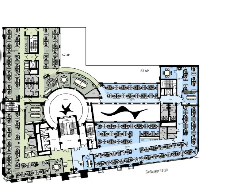 Grundriss 2OG - Multi Tenant