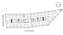 Einzelbüro Grundrissbeispiel Erstes Obergeschoss