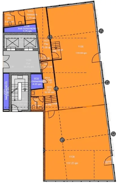 Grundriss Einheit 290 m²