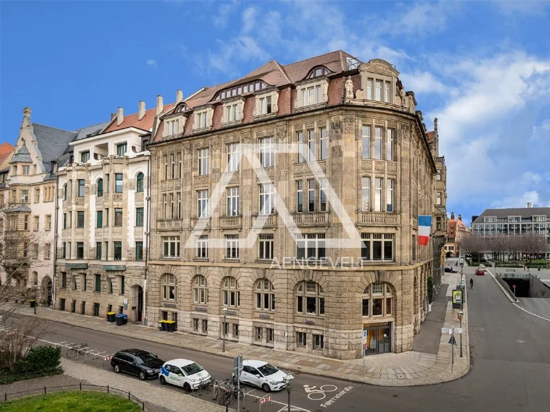 Deckblatt - Büro/Praxis mieten in Leipzig - Zentrales Ladenbüro in ehemaligem Bankhaus