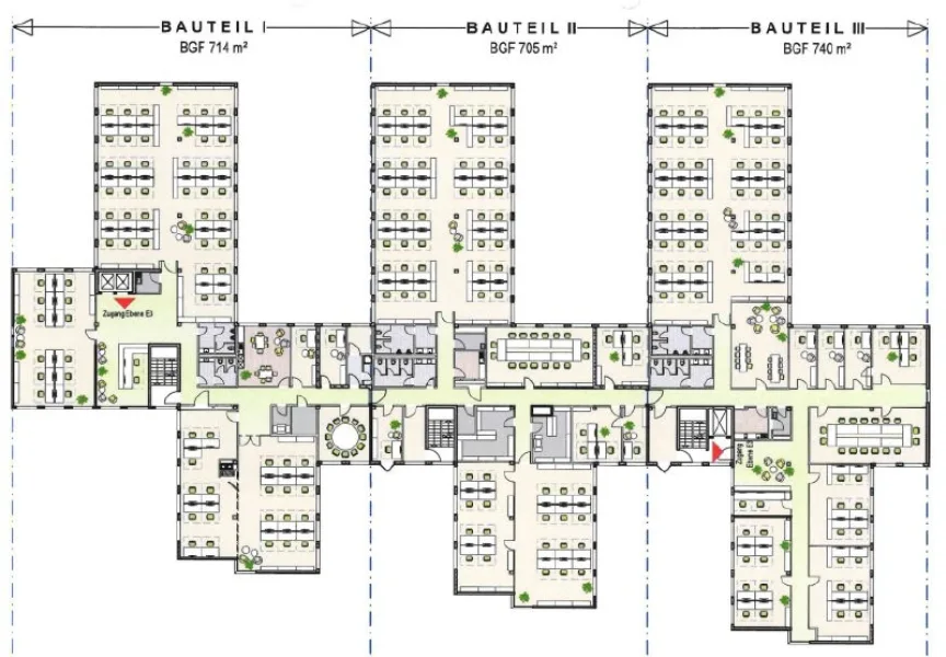 Grundriss 3OG - BT I-III