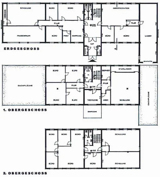 Grundriss EG - 2 Obergeschoss