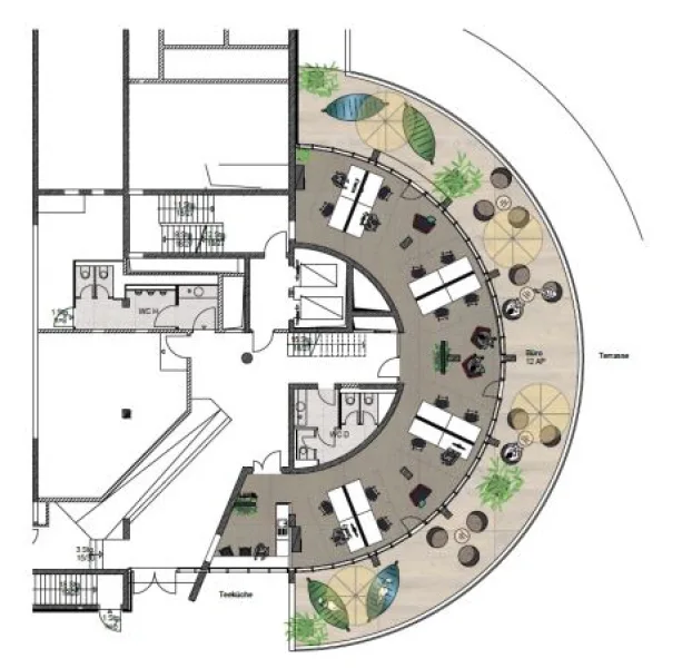 Grundriss - Gartengeschoss - UG