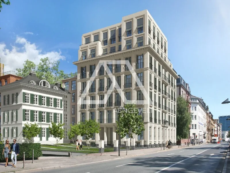 Außenansicht - Büro/Praxis mieten in Frankfurt am Main - Hochwertige Bürovilla am Main