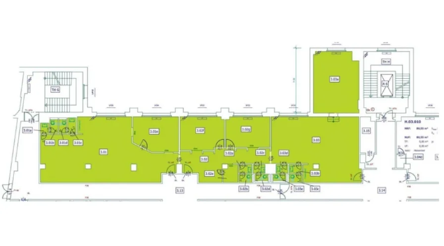 Grundriss 3OG - Gebäude 2