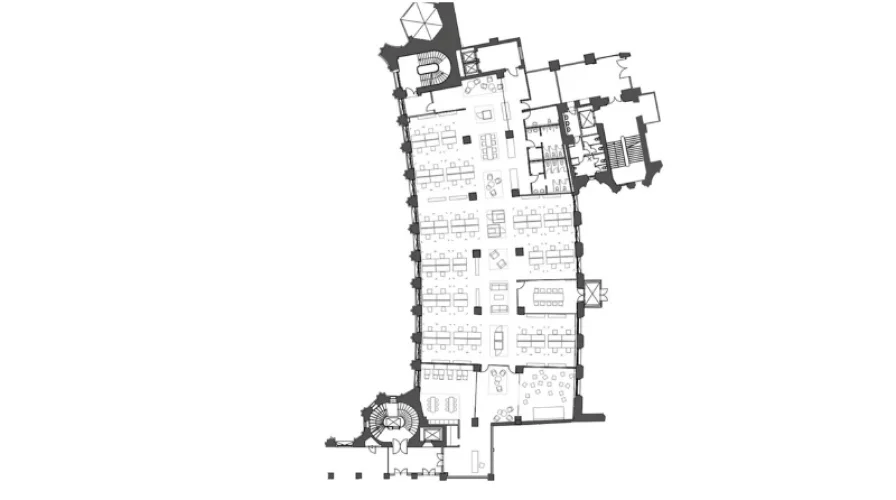 Grundriss 2OG - Kopfbau