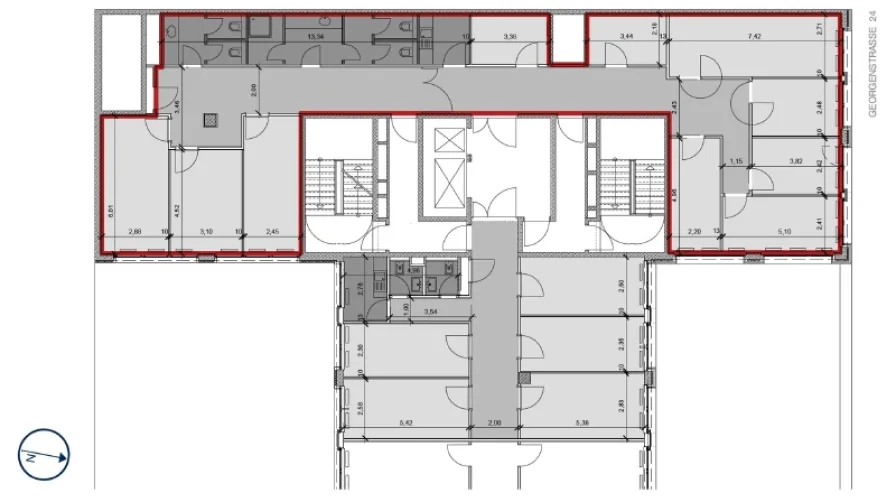 Grundriss 6OG