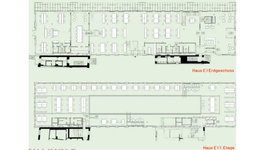 Grundriss EG+1OG - Haus E