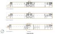 Grundriss EG - 2OG - Büroflügel