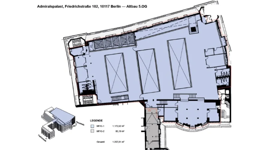 Grundriss 5OG - Altbau