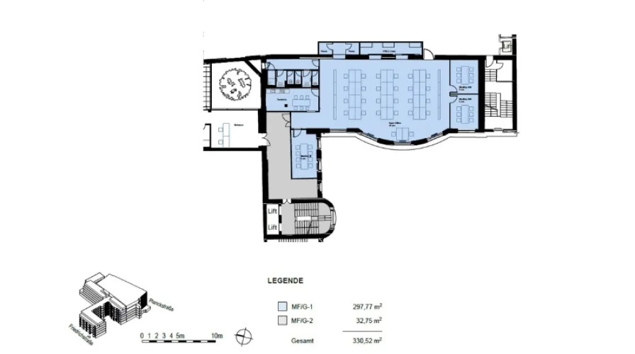 Grundriss 3OG - Altbau