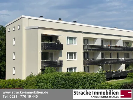 Ansicht Südseite - Wohnung mieten in Bielefeld - Modernisierte Stadtwohnung unterhalb des Musikerviertels