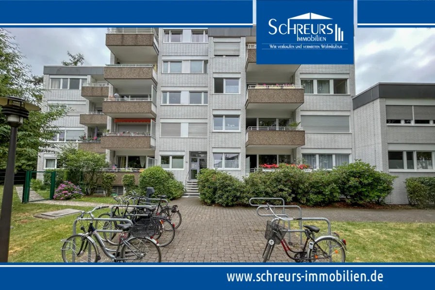Außenansicht - Wohnung kaufen in Krefeld / Cracau - Sonnige Eigentumswohnung in Toplage des Bismarckviertels!
