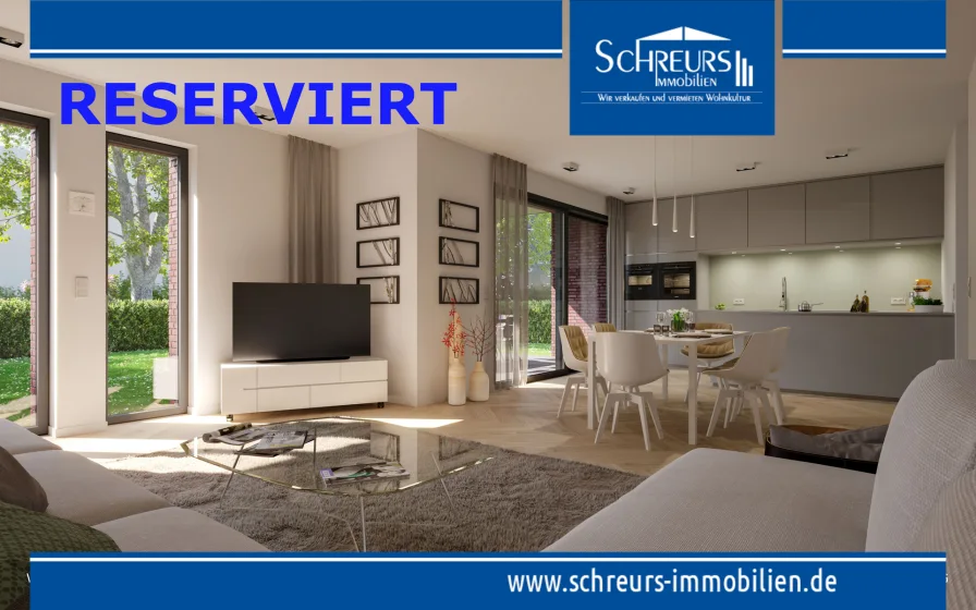 ┬®Kaiserhöfe Krefeld - Wohnung kaufen in Krefeld / Bockum (Stadtwald) - RESERVIERT! *KAISERHÖFE KREFELD* Moderne Neubau Lifestyle-Wohnungen am Stadtwald