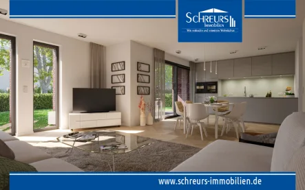 ┬®Kaiserhöfe Krefeld - Wohnung kaufen in Krefeld / Bockum (Stadtwald) - *KAISERHÖFE KREFELD* Neubau-Wohnensemble mit neun modernen Lifestyle-Wohnungen am Stadtwald