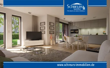 ┬®Kaiserhöfe Krefeld - Wohnung kaufen in Krefeld / Bockum (Stadtwald) - RESERVIERT! *KAISERHÖFE KREFELD* Moderne Neubau Lifestyle-Wohnungen am Stadtwald