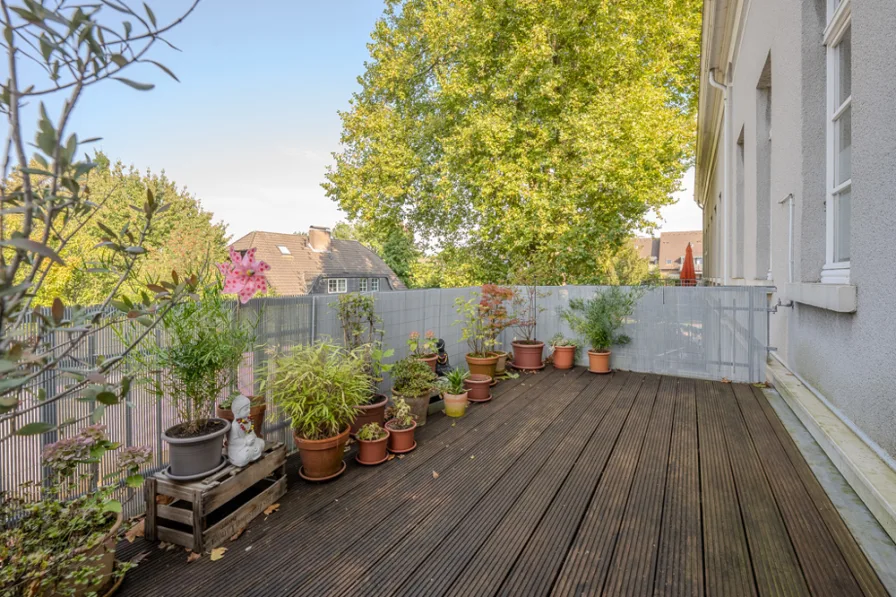 Balkon am Wohnzimmer