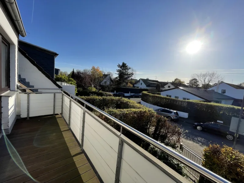 Balkon Blick nach Süden