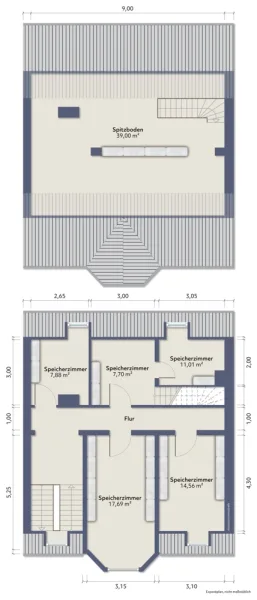 Grundriss Dachgeschoss