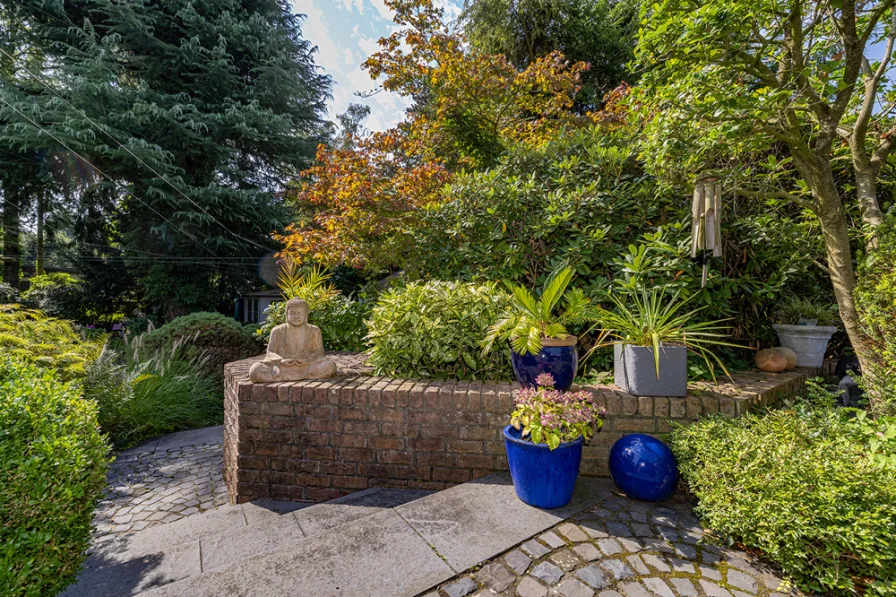 Treppe zum Garten