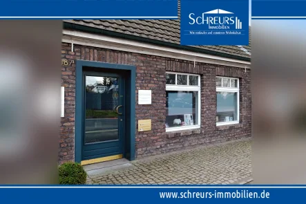 Gebäudeansicht Straße - Büro/Praxis mieten in Krefeld / Traar - Zauberhaft und repräsentativ - Bürofläche im Herzen von Traar!