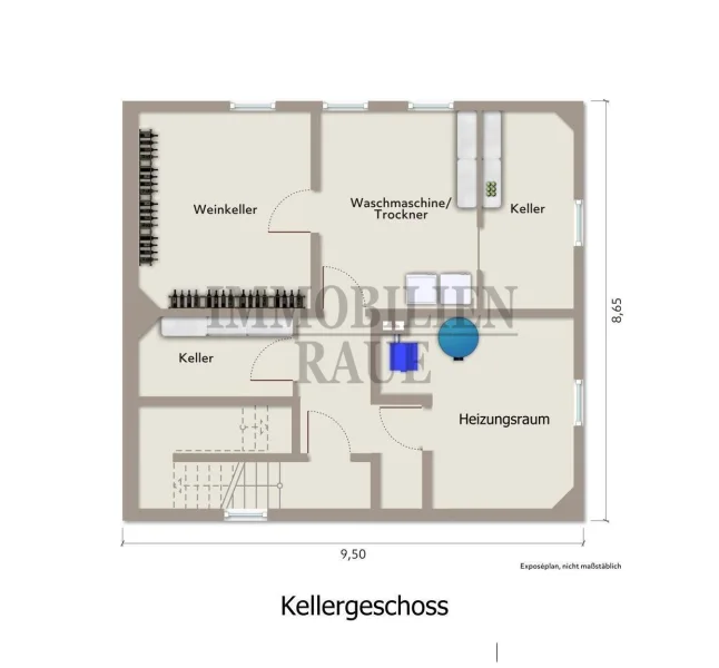 Plan Kellergeschoss